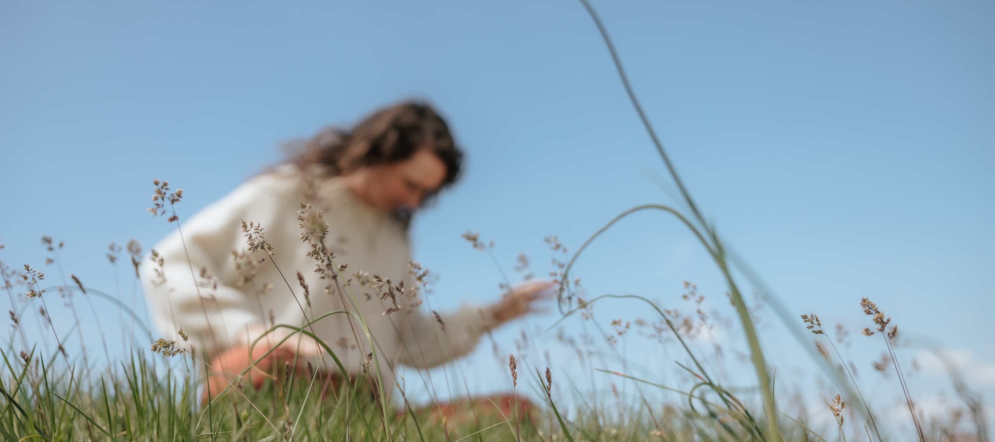 Jessica in het veld